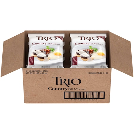 Trio Trio Country Gravy Mix 21.975 oz. Packet, PK8 10050000384225